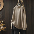 Ruth Mock Neck Knit Sweater