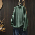 Ruth Mock Neck Knit Sweater