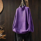 Ruth Mock Neck Knit Sweater