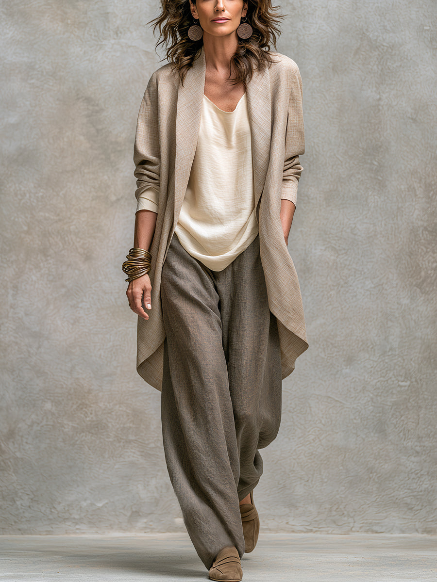 Dune Draped Three-Piece Set