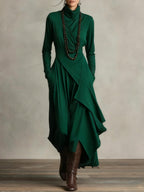Genevieve Turtleneck Maxi Dress