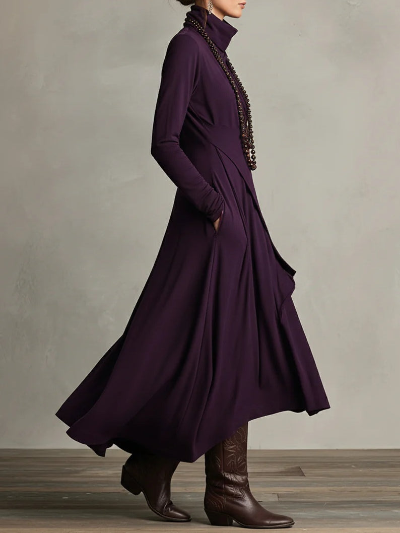 Genevieve Turtleneck Maxi Dress