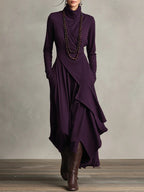 Genevieve Turtleneck Maxi Dress