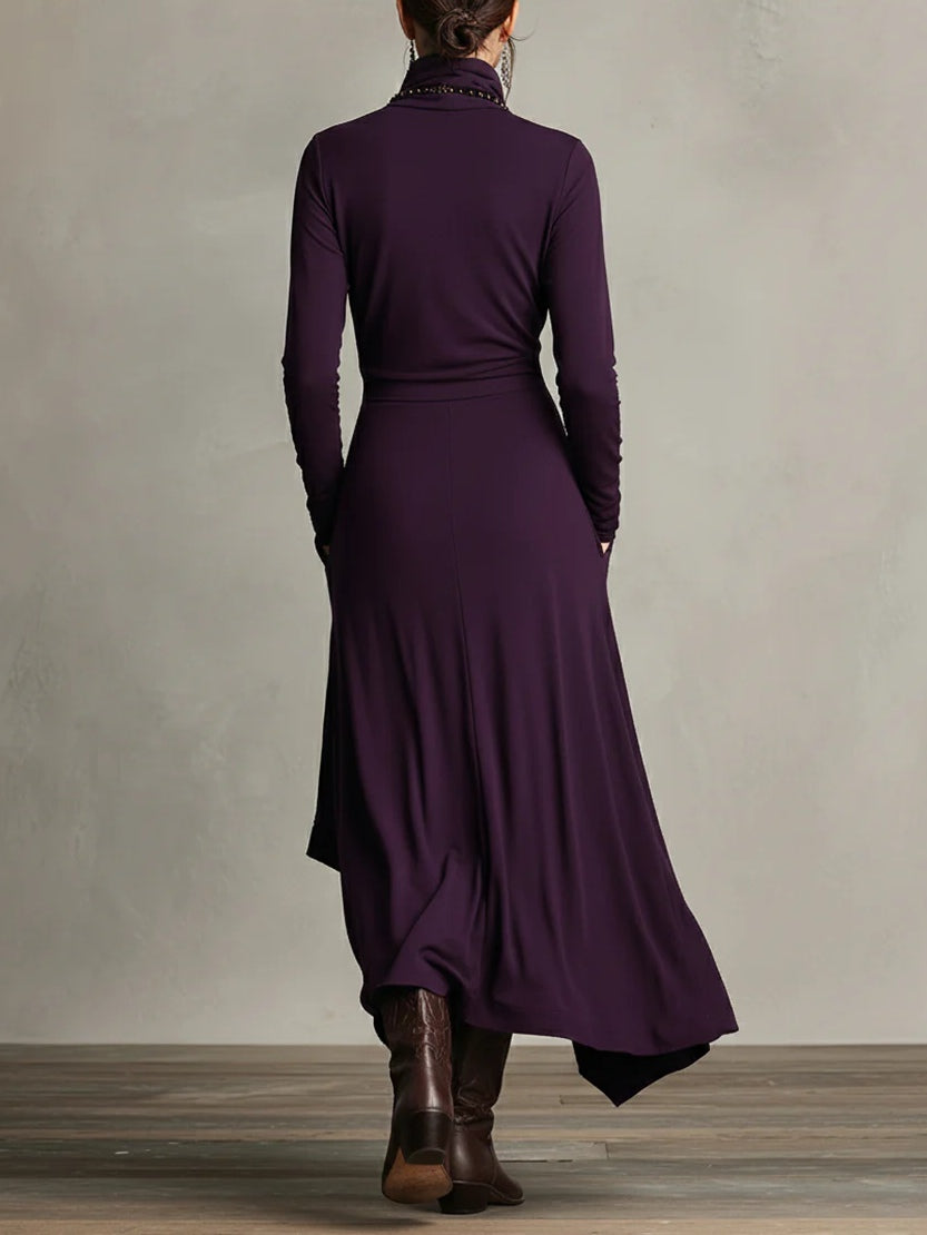Genevieve Turtleneck Maxi Dress
