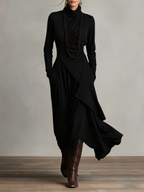 Genevieve Turtleneck Maxi Dress
