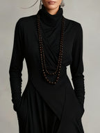 Genevieve Turtleneck Maxi Dress