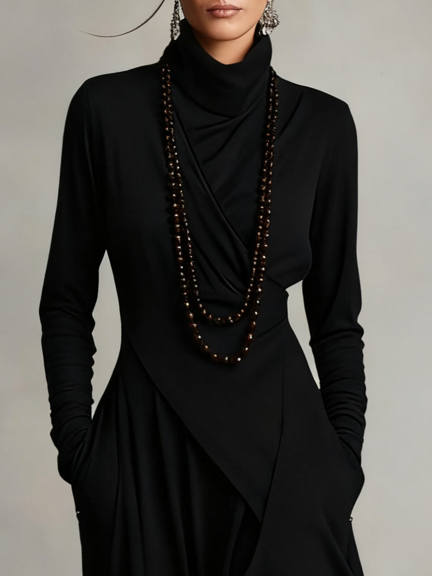 Genevieve Turtleneck Maxi Dress