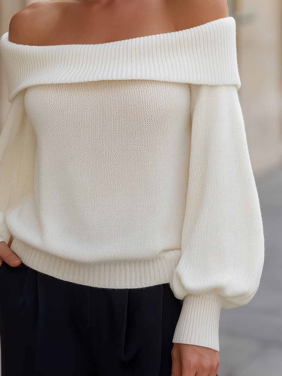Sophia Off-Shoulder Knit