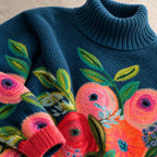 Alice Floral Turtleneck Sweater
