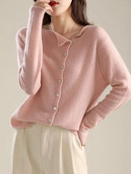 Kayla Classic Crew Neck Cardigan