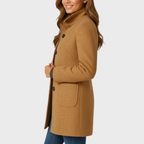 Beatrice Tailored Button Coat