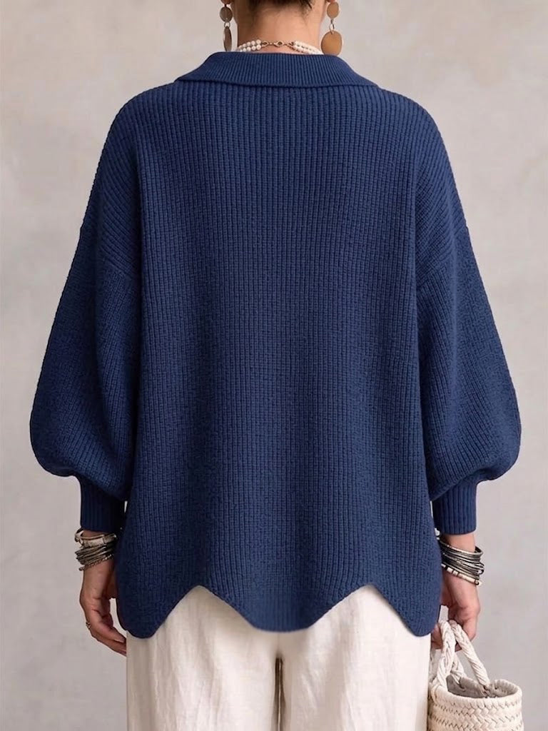 Isadora Oversized Collar Cardigan