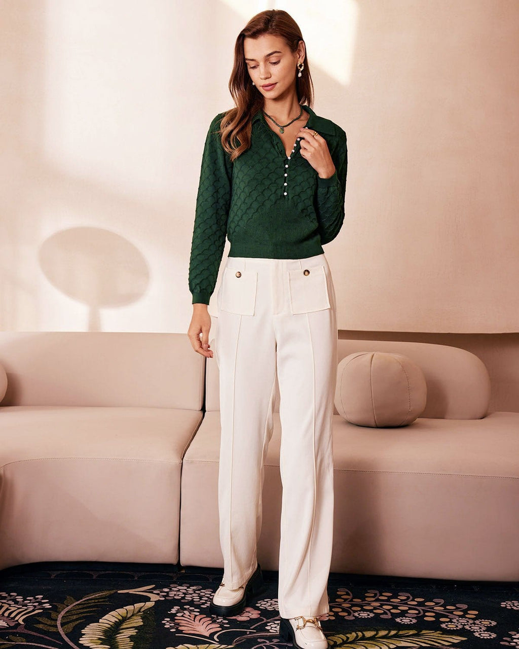 Vivienne Textured Knit Top