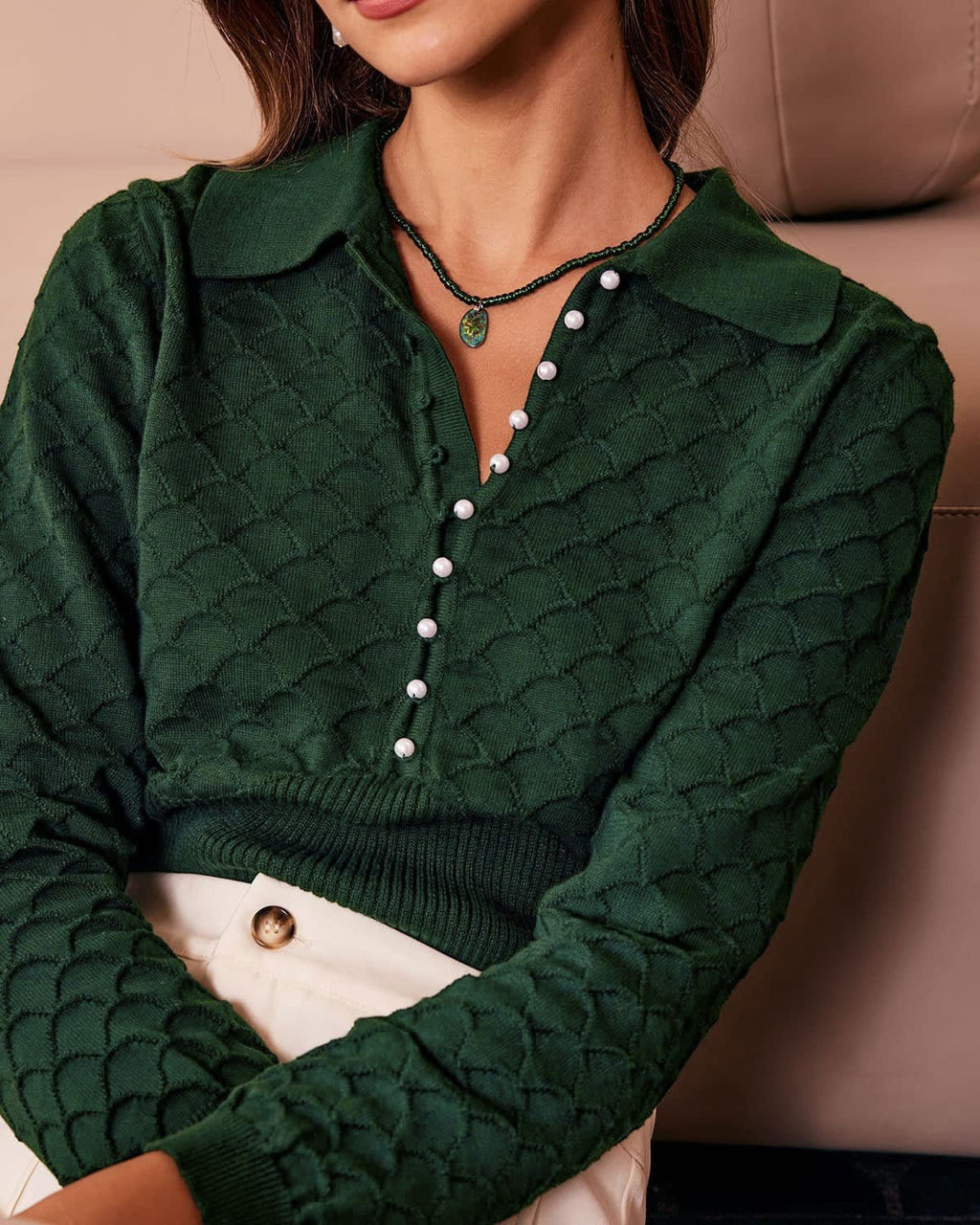 Vivienne Textured Knit Top